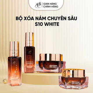 Bộ dược mỹ phẩm xóa nám chuyên sâu S10 White, mờ thâm sạch nám, phục hồi làn da tươi trẻ, dưỡng ẩm sâu