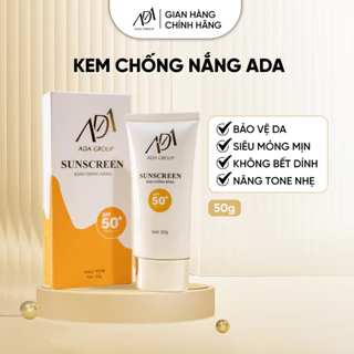 Kem chống nắng ADA 50g siêu mỏng mịn, không bết dính, bảo vệ da khỏi tia UV, nâng tone tự nhiên, giảm nguy cơ cháy nắng