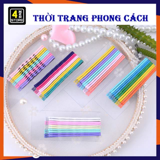 SET 10 Kẹp Tăm , Kẹp Tóc Màu Sắc Đơn Giản Xinh Xắn Thời Trang Cho Nữ - Ghim tóc Hàn Quốc - Ghim Tăm Cài Tóc Dễ Thương