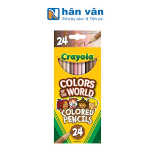 Hộp 24 Bút Chì Màu Color Of The World - Crayola 684607