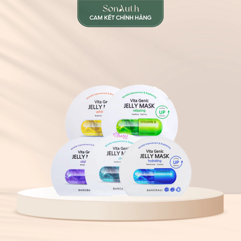 [Miếng lẻ] Mặt nạ giấy Banobagi Vita Genic Jelly Mask - Miếng lẻ