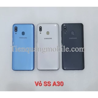 Bộ vỏ Samsung A30 (gồm vỏ, kính cam, nút bấm, xương)