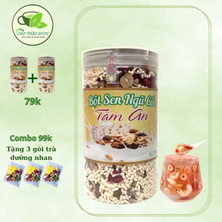 Bột Sen Ngũ Cốc Tâm An 500g Giúp Giữ Dáng Đẹp Da, Tốt Cho Sức Khỏe