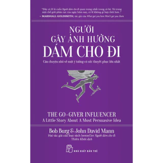 Sách - Người gây ảnh hưởng - Dám cho đi (NXB Trẻ)