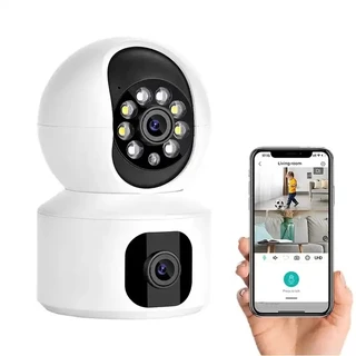 Camera Wifi Yoosee 2 Mắt Góc Rộng 4.0mpx siêu nét, Xoay 360 Độ, Cảnh Báo Chuyển Động - Bảo Hành 12 Tháng