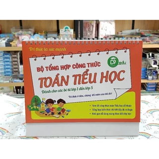 Bộ lịch Tổng hợp công thức Toán tiểu học