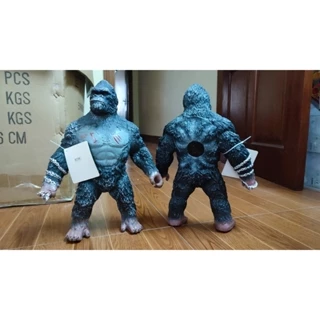 Mô hình King Kong đen chất liệu nhựa pvc 40*30cm đứng vững - khỉ đột hàng y hình shop tự chụp