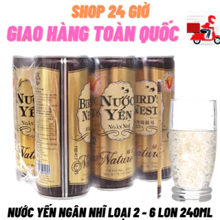 Nước Yến Nature Loại 1 - Lốc 6 Lon