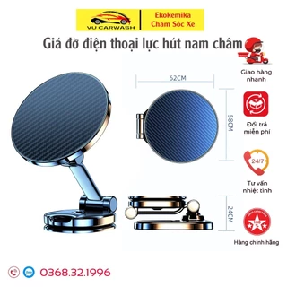 Giá Đỡ Điện Thoại Găn O Tô - Giá Đỡ Điện Thoại Hít Nam Châm Xoay 360 Độ Thông Dụng Cho Xe Hơi