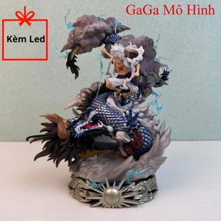 Mô Hình Onepiece Luffy Đối Đầu Kaido Siêu Ngầu   - GaGaMoHinh (Kèm Led)