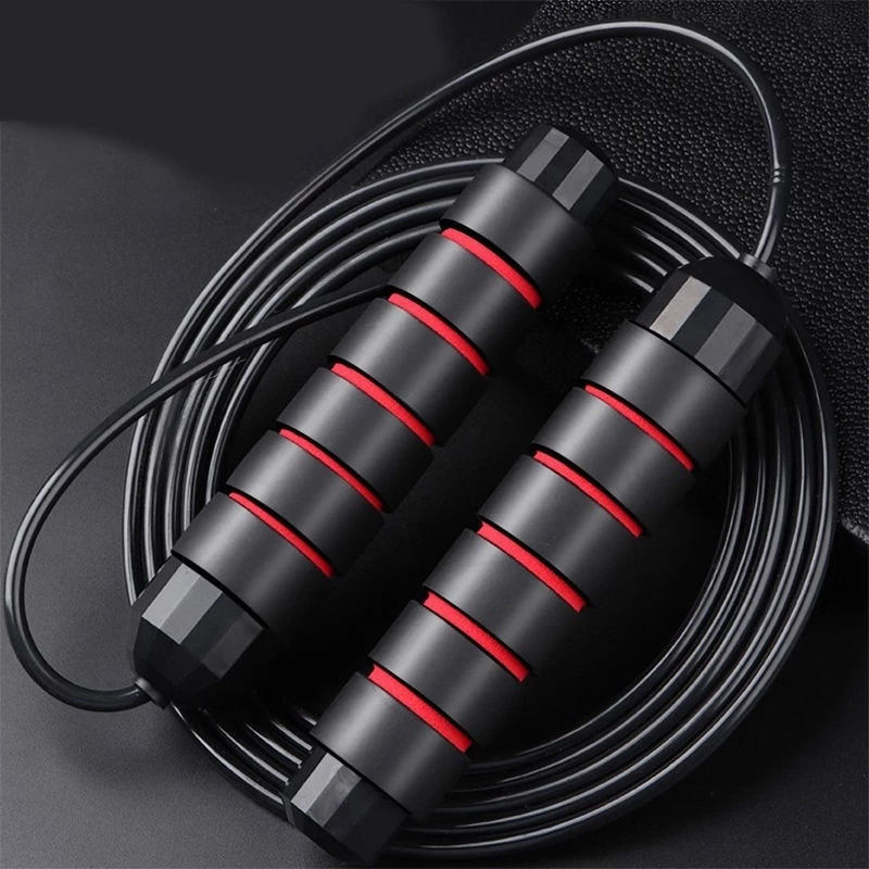 Dây nhảy cáp lõi thép giảm cân, có tạ hoặc không tạ, siêu bền, tập thể dục thể thao tại nhà ơi