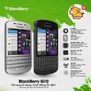 [BufMobi] Blackberry Q10 - Máy nguyên bản, đầy đủ tính năng, sử dụng tốt