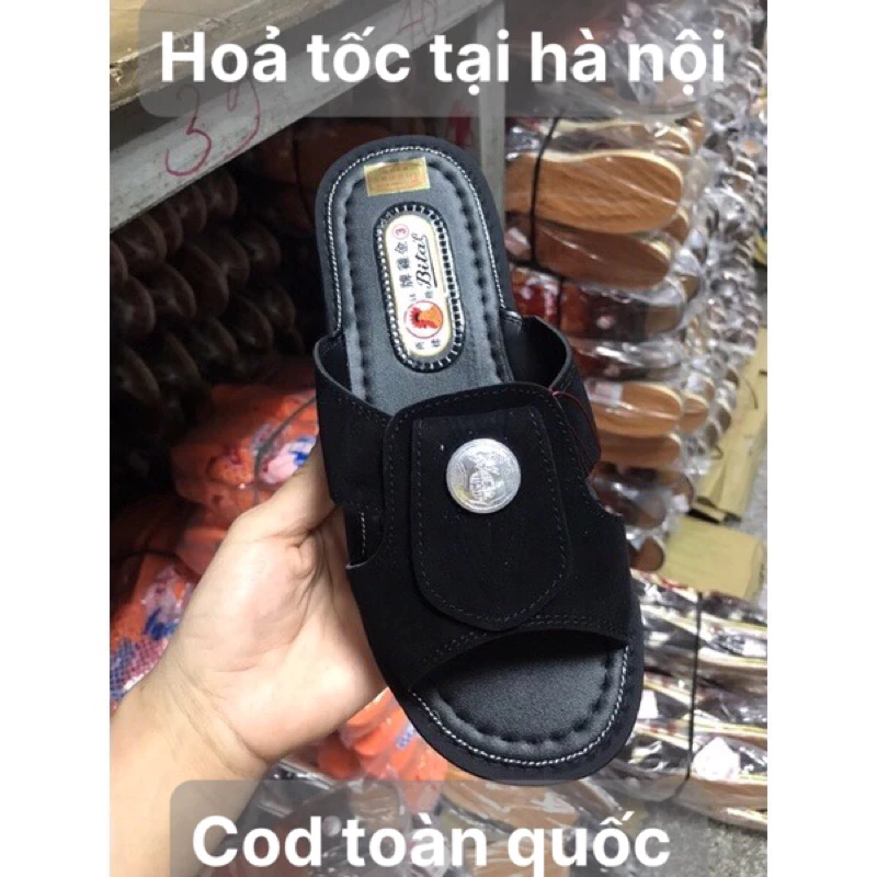 (CHÍNH HÃNG )Dép nam gà khuy bitas đã khâu đế ảnh thật,dép nam quai ngang bitas hàng đẹp loại 1