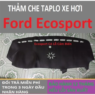 Thảm Taplo Ford Ecosport,Thảm Lót Taplo Xe Hơi Cao Cấp Hàng 3 Lớp Có Chống Trượt,Da Đẹp Bảo Hành 12 Tháng