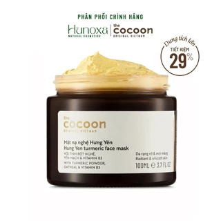 Mặt nạ nghệ Hưng Yên Cocoon giúp da rạng rỡ & mịn màng 100ml - HUNOXA