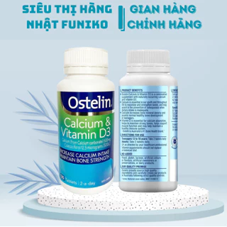 Viên uống bổ xung Ostelin Vitamin D & Calcium orihiro cho bà bầu 130 viên