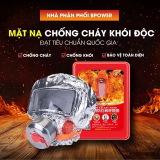 Mặt nạ phòng cháy khói độc ĐIỆN LỢI tiêu chuẩn quốc gia - Bảo vệ toàn diện Chống khói độc