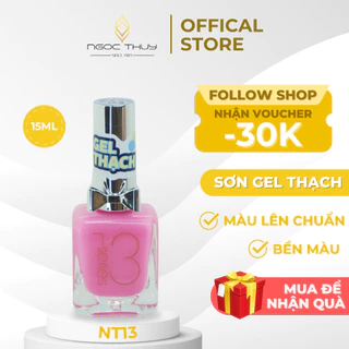 Sơn Móng Tay Gel Lạnh - Ahever - Không Hơ Máy Ngọc Thủy Nail 15ml - Mã NT13 | TONE THẠCH