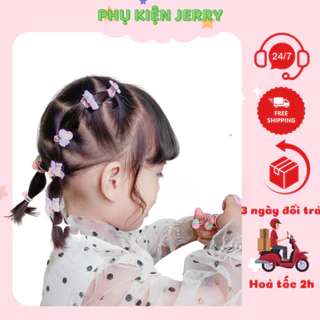 Set dây buộc tóc cho bé cỡ nhỏ set 60 dây - Phụ kiện Jerry