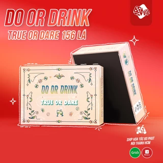 Bộ bài drinking game DO or  DRINK SAY SƯA cho bạn bè hội nhóm 156 lá