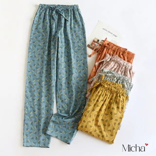 Quần dài nữ cotton xô Nhật siêu mềm nhẹ Micha