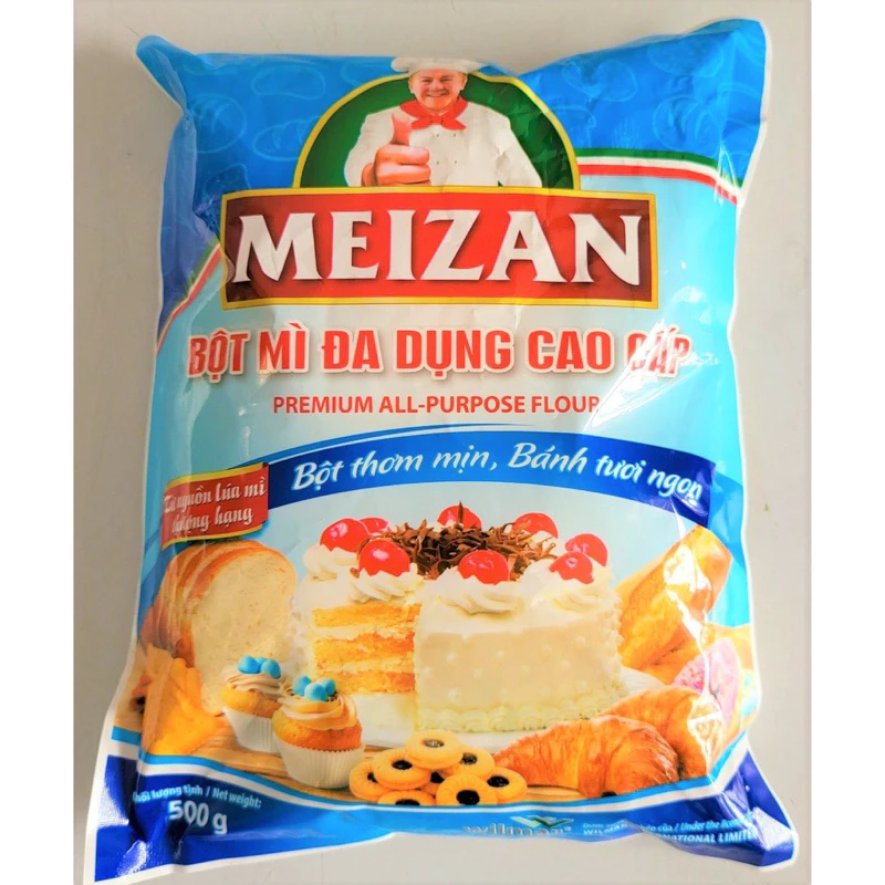 [ GIÁ SỈ ] Bột mì đa dụng cao cấp làm bánh Meizan gói 500gr