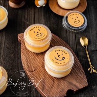 100 Hủ Pudding Tròn Béo Nướng Chịu Nhiệt