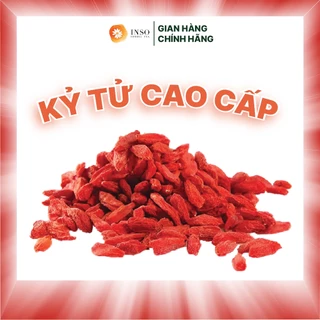 INSO - Hạt kỷ tử đỏ sấy khô, hạt to, đỏ, khô, sạch, dùng pha trà, bổ gan, nhuận phế, tăng cường thị lực 50gr