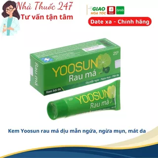 Yoosun rau má kem hỗ trợ ngừa mụn, mát da Tuýp 25g