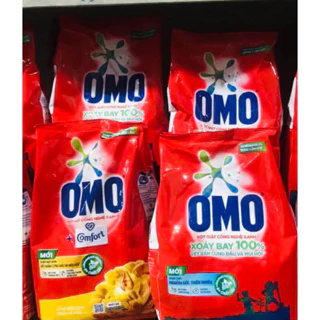 [Chính Hãng]Bột Giặt Omo Xoáy Bay 100% Vết Bẩn Có Hương Comfor Thơm tho Áo Quần Gói 380g/770g/1,15kg Hàng Mới