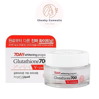 Kem Dưỡng 7Day Glutathione 700 V-Cream Dưỡng Trắng Da, Cấp Ẩm, Làm Mờ Thâm Nám, Giúp Đều Màu Da 50g