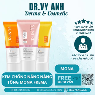 [NHẬP KHẨU CHÍNH HÃNG] KEM CHỐNG NẮNG MONA FREMA  SUNPRE WATERY  AA/DD SPF 50+/PA ++++ BS VY ANH