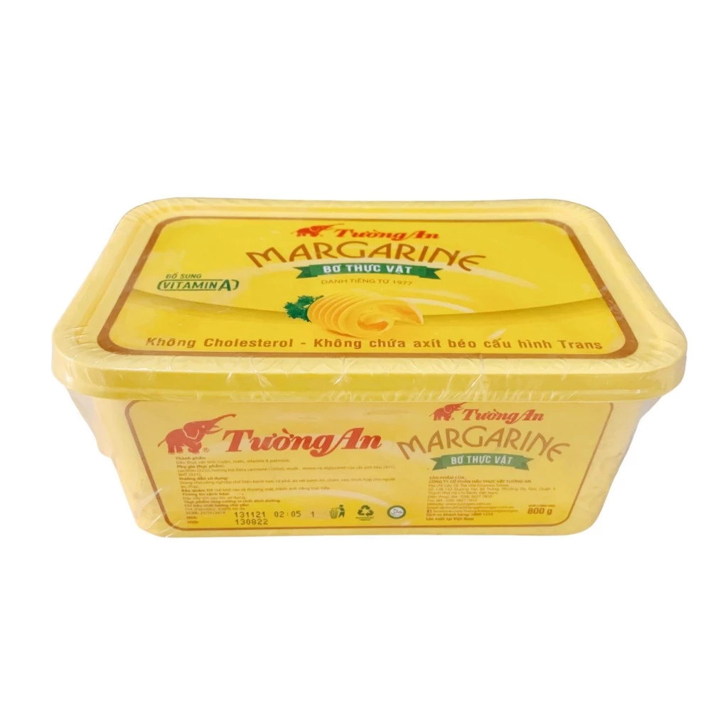 Bơ thực vật Tường An hộp 800g date mới