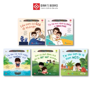 Sách - Những câu chuyện tò mò của bé - Giáo dục tính cách trẻ từ 3 - 9 tuổi - Đinh Tị Books