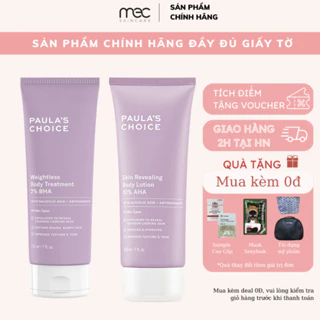 Dưỡng thể Paula's Choice Resist Skin Body Lotion 10% AHA/Resist Weightless Body Treatment 2% BHA 210ml - Mecskincare