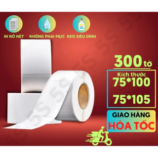 Giấy In Nhiệt A6, A7 HANOITOP Kích Thước 70x105, 100x150mm In Đơn Shopee TMĐT