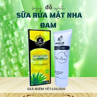 sữa rửa mặt nha đam huỳnh  đỗ