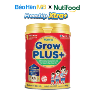 Sữa bột GrowPlus+ Đỏ NutiFood - Phát Triển Toàn Diện - Lon 900g, 1.5kg