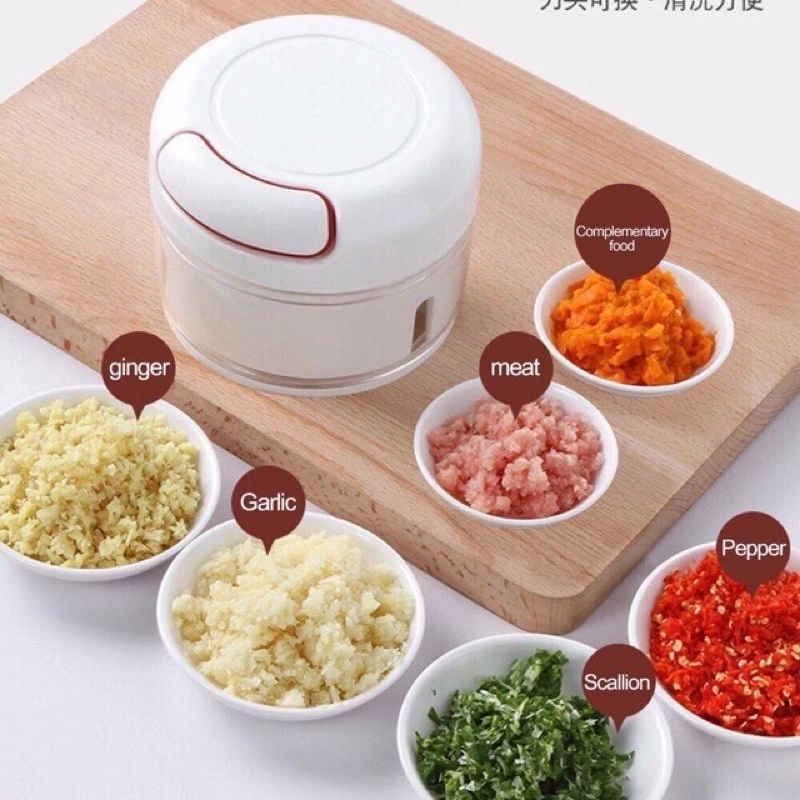 [FreeShip❤] Máy Xay Tỏi Ớt Mini Cầm Tay Đa Năng
