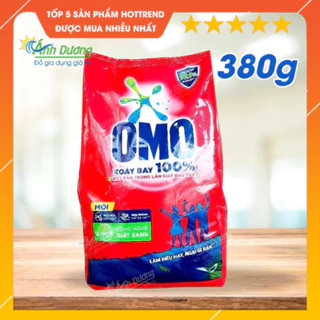 Bột giặt quần áo OMO xoáy bay vết bẩn 380g