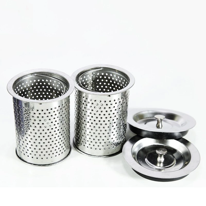 Bộ Lọc Rác Bồn Rửa Chén Kèm Nắp Đậy Bằng inox Chống Han Gỉ