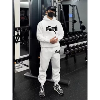 Set Nỉ Hoodie Phối Hoạ Tiết  Cá Tính Sành Điệu, Chất Liệu Nỉ Ngoại Mềm Mịn Thấm Hút Mồ Hôi Cực Tốt