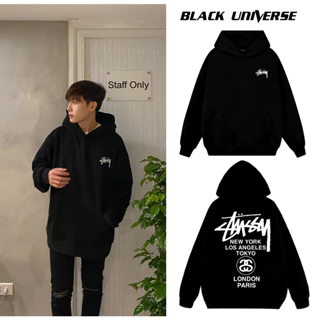 Áo Hoodie Stussy Nam Nữ Form Unisex Chất Vải Nỉ Bông Full 5 Màu