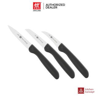 Bộ Dao Gọt Twin Grip ZWILLING Màu Đen - 3 Món