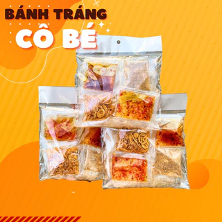 ( 3 Bịch) Bánh Tráng Dẻo Sate Muối Hành Tắc - Bánh Tráng Cô Bé