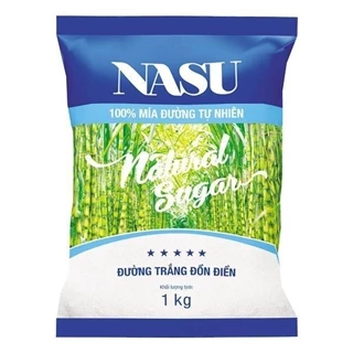 Đường trắng NASU - Đường trắng đồn điền túi 1kg / Đường vàng 1kg
