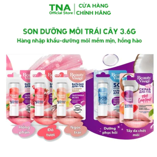 Son dưỡng môi Beauty Visage Nga 3.6G từ trái cây dưỡng môi hồng hào, mịn màng