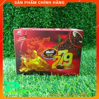 Cafe 279 - Cà phê muối hòa tan (hộp 16 gói × 16g)