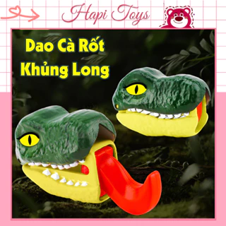 Dao Cà Rốt Khủng Long mẫu mới Hapi Toys - Đồ chơi dao trong lực mẫu Hot