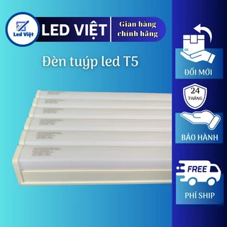 Đèn tuýp led T5 liền máng 30/60/90/120 cm,đèn tường ánh sáng trắng, vàng, trung tính